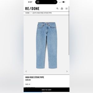 Brand New Levi’s Re Done Jeans